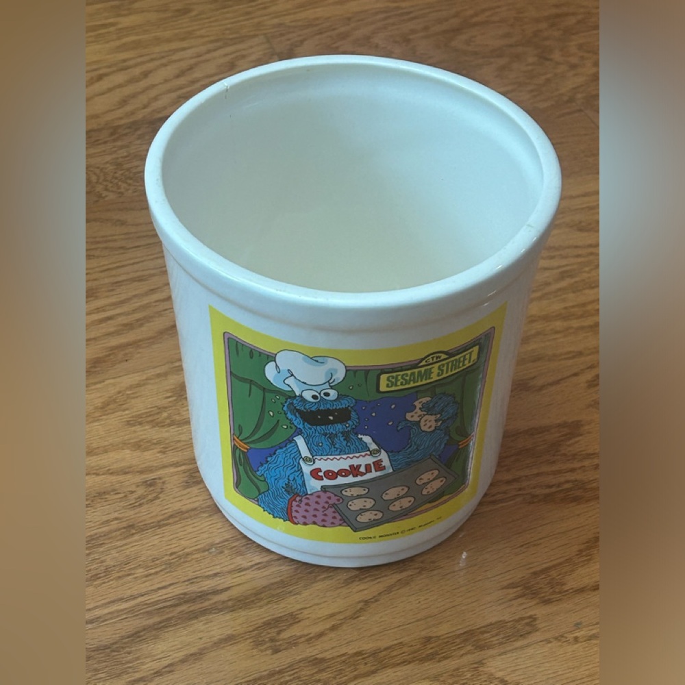 Vintage Sesame Street Cookie Jar 1980 Ceramic